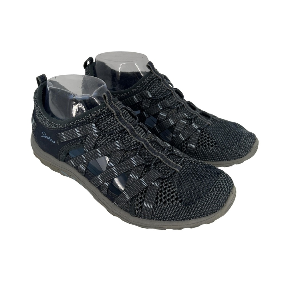Skechers Seaside Oasis Fisherman Shoes Womens‎ Size 8 Navy Blue Slip On Comfort